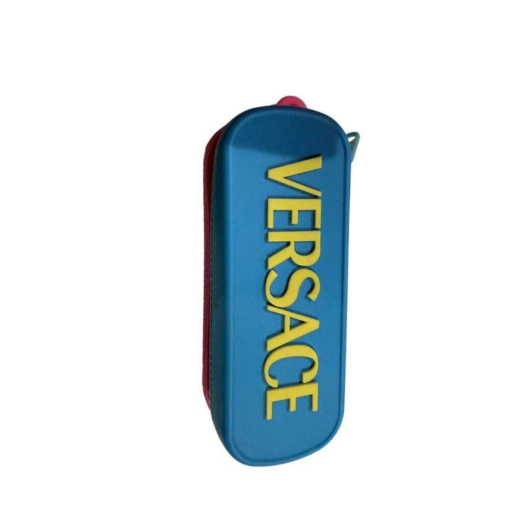 Versace Kids VK4428U Medusa Black Gold Oval Sunglasses 45-20-130 w/ Case